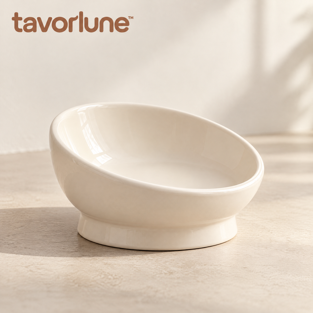 Tavorlune™ Elevated Ceramic Pet Bowl