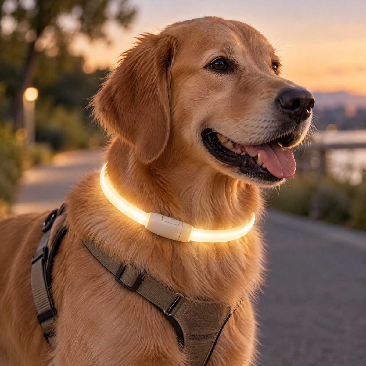 Tavorlune™ LED Light-Up Dog Collar