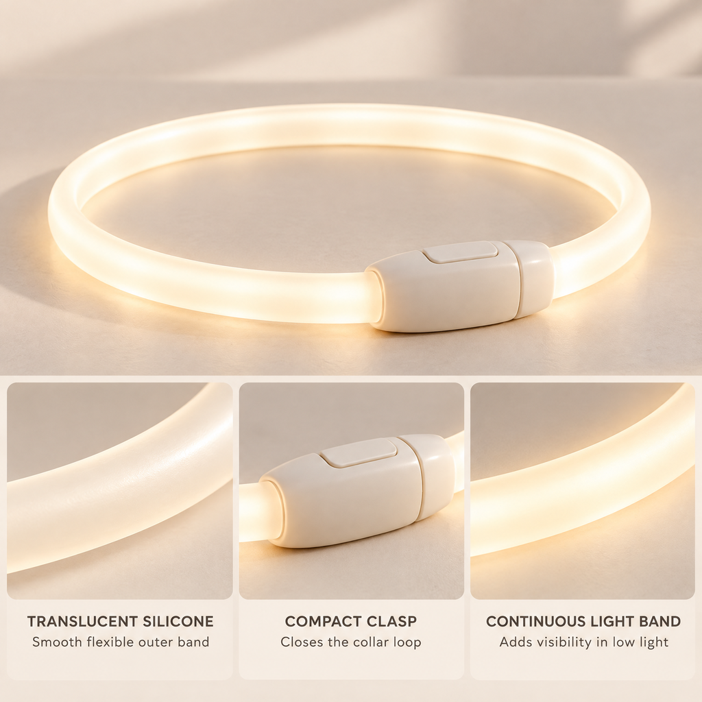 Tavorlune™ LED Light-Up Dog Collar