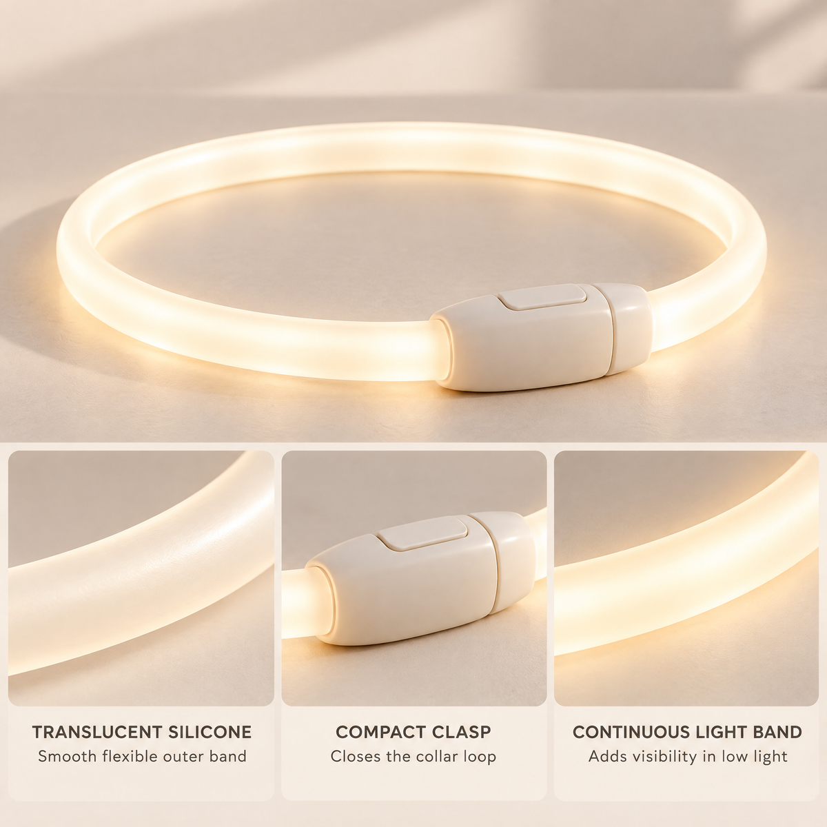 Tavorlune™ LED Light-Up Dog Collar