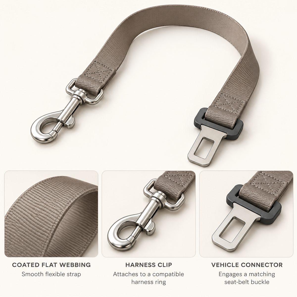 Tavorlune™ Dog Car Seat Belt Tether
