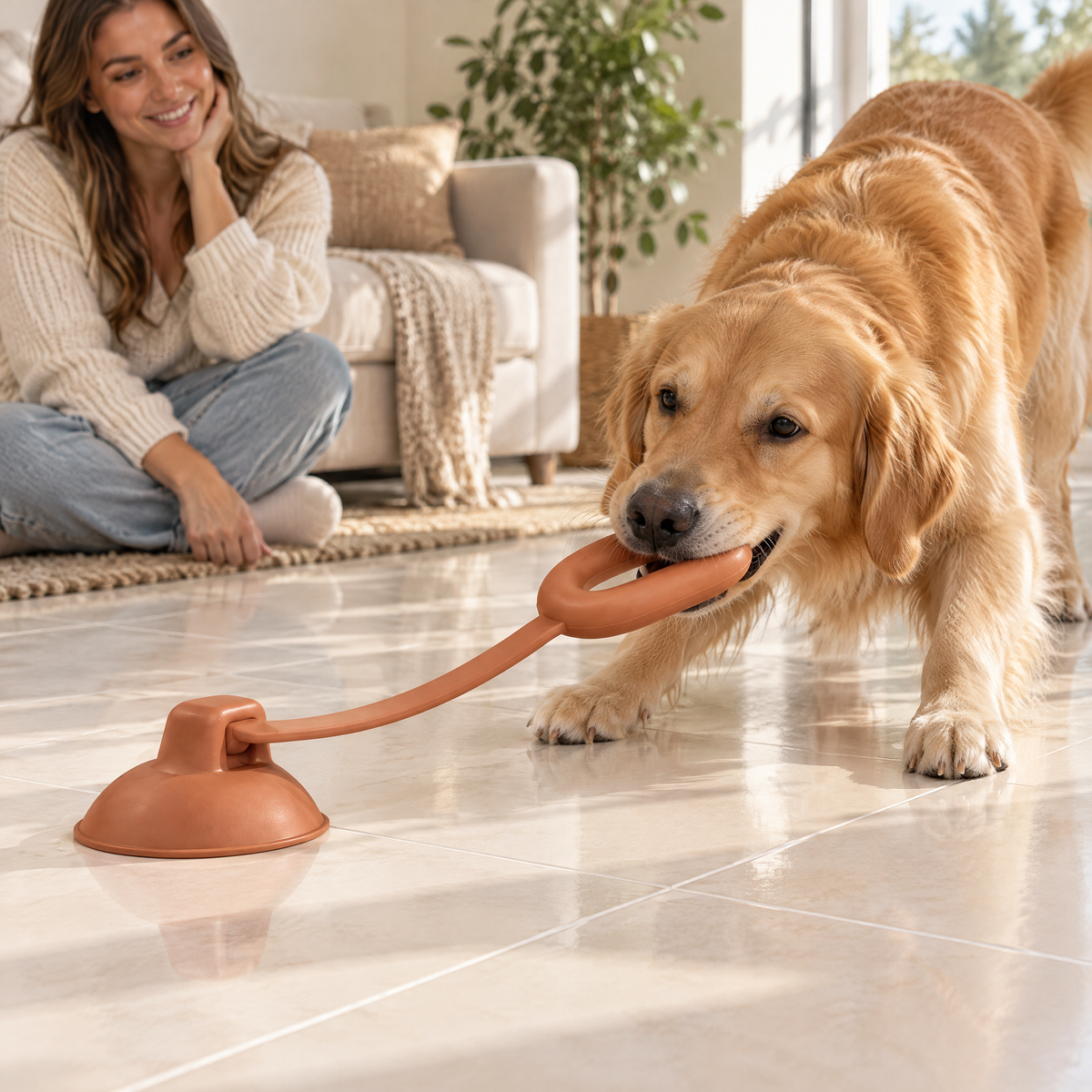 Tavorlune™ Suction Cup Dog Tug Toy